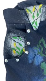 شلوار بوته سنگشور گلدوزی شده