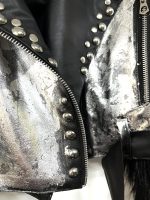 کت چرم خز دار