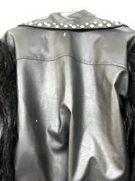 کت چرم خز دار