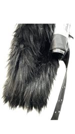 کت چرم خز دار