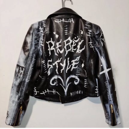 کت چرم طراحی شده قابل شستشو